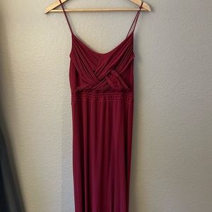Maroon Maxi Dress